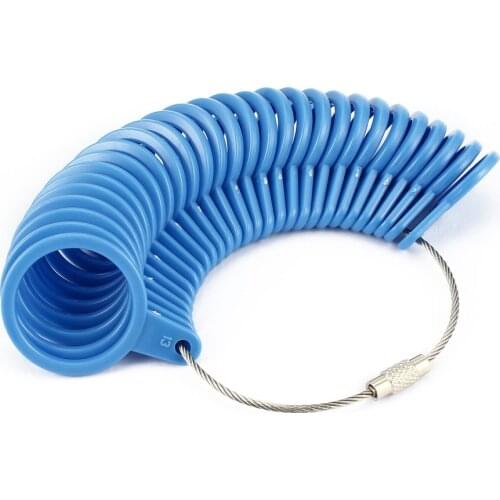 Basic Jewelry Measurement Tool Suitable for US Size 0 to 13 Jeweler Size Loop Jewelry Tool Ring Sizer Finger Size Gauge Ring