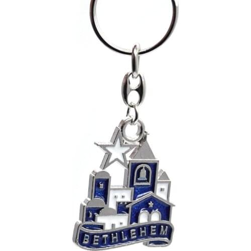 Key Chains Virgin Mary Of Bethlehem Keychains Jewish crystal Key Chain