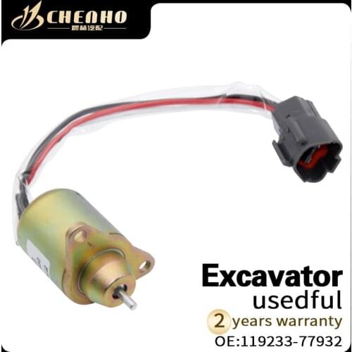 CHENHO BRAND NEW Fuel Shutdown Diesel Shut Off Solenoid Fit Yanmar For J-ohn tractor 119233-77932