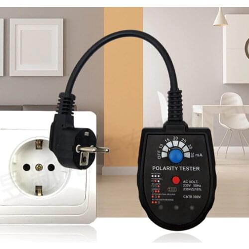 Neutral Circuit Tester Rcd Test Voltage Test Socket Detector Leakage Detector Polarity Tester Phase Check Plug Socket Tester