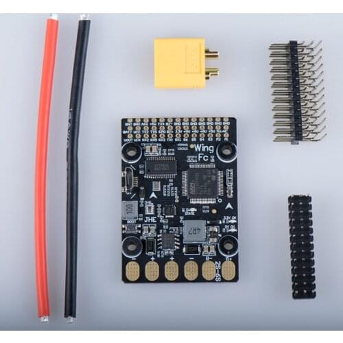 FPV ride through fixed wing flying wing INAV navigation Wing FC flight control F4 OSD BEC galvanometer