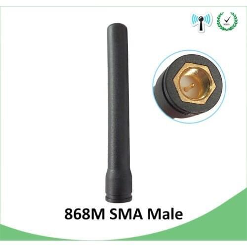 868MHz 915MHz lora antenna 3bdi SMA Male Connector GSM antena GSM 868 MHz 915 MHz antenne white small size antennas for Lorawan