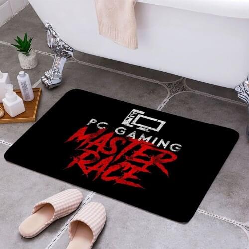 PC Gaming Masterrace 3D Print Doormats Rectangle Non-Slip DoorMat Bedroom Kitchen Entrance Print Door rugs Dropshipping