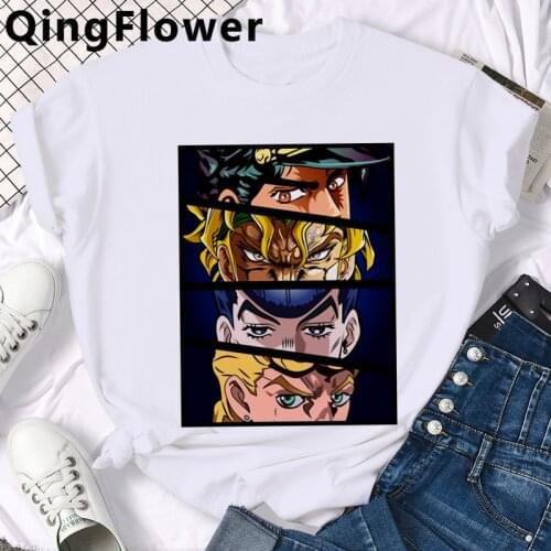 Manga Jojo Bizarre Adventure top tees men streetwear harajuku vintage 2021 t-shirt t shirt kawaii