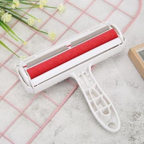 Portable Lint Remover 2-way Pet Dog Cat Hair Remover Lint Removal Brush Clothes Sticking Roller from Furniture Carpets Clothing