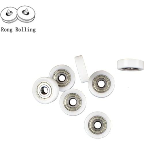 6*20*6 696RS bearing outsourcing POM polyurethane material roller/pulley/wheels diameter 20mm,thickness 6mm,bearing bore 6mm