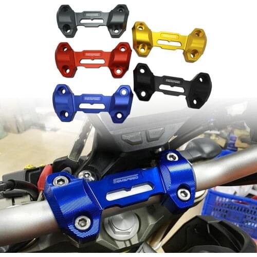 SEMSPEED Motorcycle Handlebar Handle Bar Mount Clamp Top Cover For Yamaha MT 09 MT-09 FZ09 FZ 09 MT09 TRACER MT07 MT-07 FZ-07