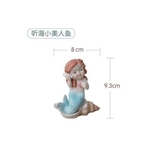 Silicone Mold Mermaid Wedding Birthday Fondant Cake Decoration Cute Listien to The Sea Mermaids Mould Rubber PRZY 001