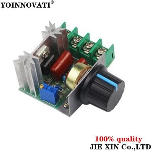AC 220V 2000W SCR Voltage Regulator Dimming Dimmers Motor Speed Controller Thermostat Electronic Voltage Regulator Module