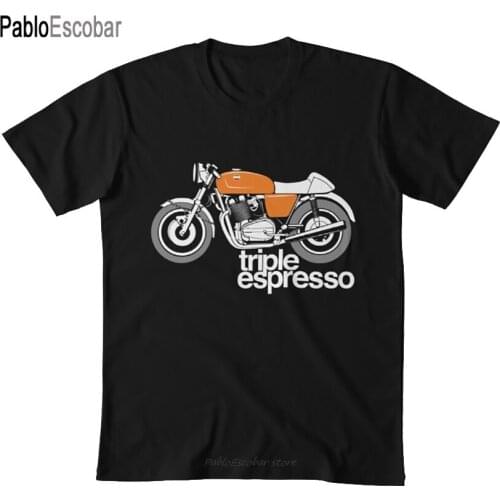 Triple Espresso Bike T shirt laverda bike motorbike moto cafe racer triple espresso custom