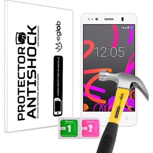 Protector de Pantalla Anti-Shock Anti-Golpe Anti-arañazos Compatible con BQ Aquaris M45