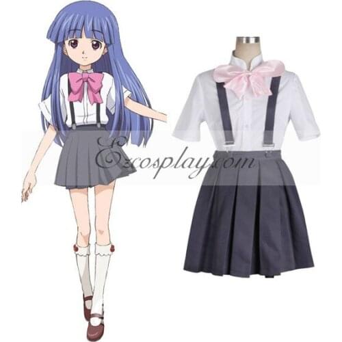 Higurashi When They Cry Rika Furude Dress Skirt Adult Halloween Girls Party Dress Festival Dress Suit Cosplay Costume E001