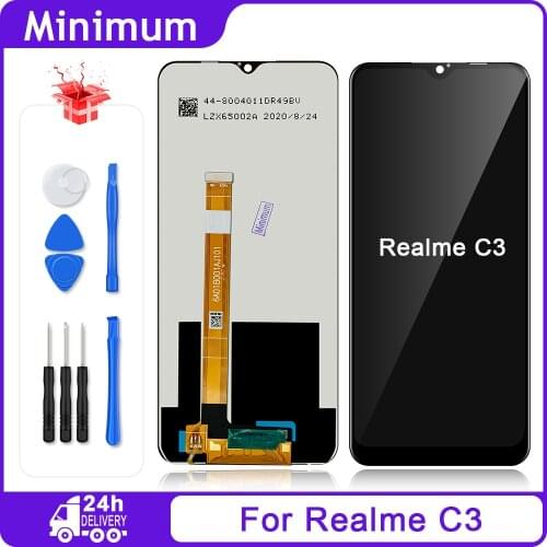 6.5" For OPPO Realme C3 C 3 RMX2027 RMX2020 LCD Display Touch Screen Digitizer Assembly For Realme C3 6i 5i 5s