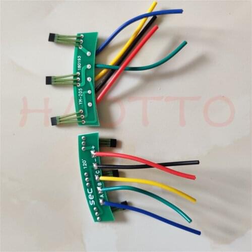 10pcs Two-wheel electric vehicle motor Hall plate element 3144 41F 43F 413 circuit board Hall sensor with wire board Three-wheel