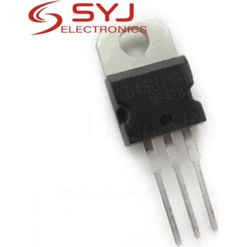 10pcs/lot 5pcs+5pcs D44H11G D45H11G D44H11 D45H11 TO-220 pairing tube new original Immediate delivery free shippin In Stock