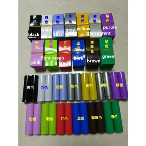 18650 Battery bushing flattening width 30mm heat shrink sleeve insulating battery cover battery sheath PVC shrink film 100pcs