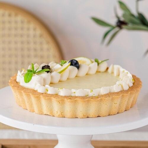 2pcs Non-Stick Tart Quiche Flan Pan Molds Pie Pizza Cake Mold Removable Loose Bottom Fluted Heavy Duty Pizza Pan Bakeware