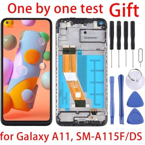 6.4″ For Samsung Galaxy A11 Display LCD Screen+Digitizer Full Assembly With Frame For SM-A115F/DS