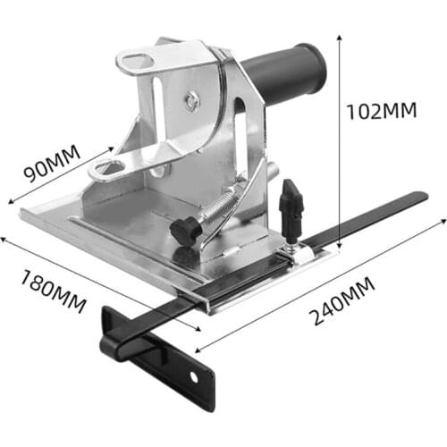 DIY Angle Grinder Stand Grinder Holder Cutter Support Bracket Holder Support 45° 90° 180°Angle Cutting Angle