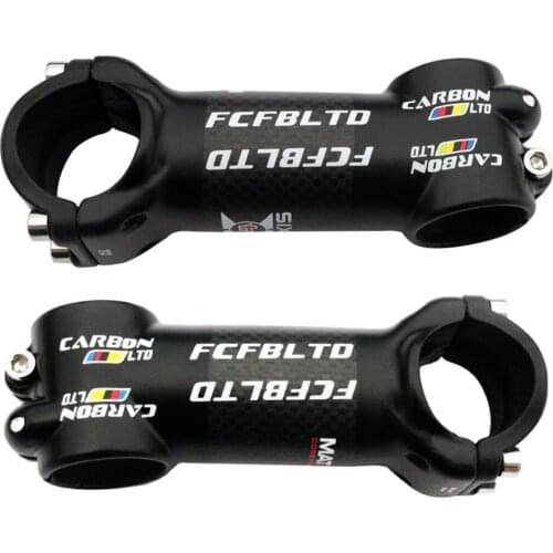 FCFB Stem Bicycle Handlebar Stem Aluminum Package Carbon Stems Stand Road/Mtb Bike Stem Ultralight 3K matte cycling bike parts