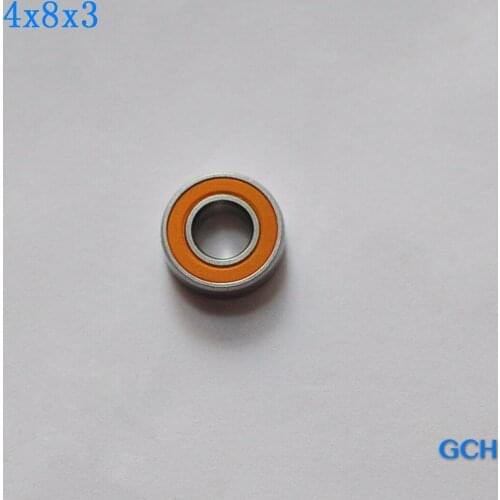 For Fishing Reel 4X8X3mm SMR84 2OS CB SRL ABEC7 Stainless Steel Hybrid Ceramic By GCH