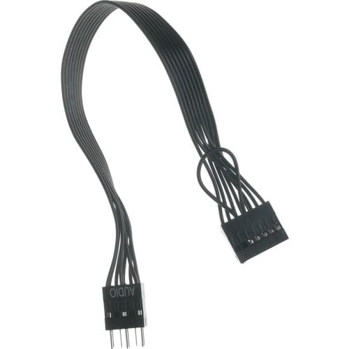 HD Audio 13Pin Female to 8Pin Male Converter Cable Cord 22AWG Wire For Lenovo Motherboard connection HOST Front Panel Audio 20cm