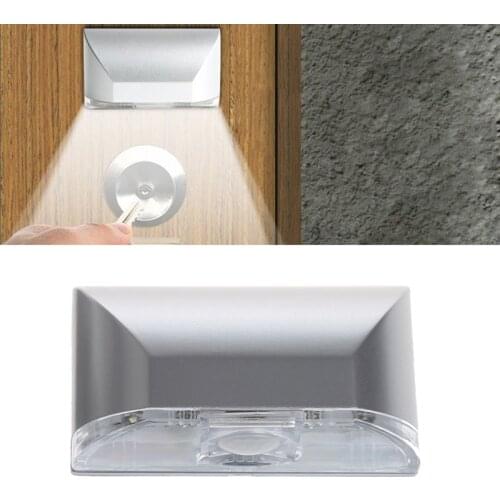 HNGCHOIGE PIR Infrared IR Wireless Auto Sensor Motion Detector Keyhole Light 4 LED Lamp