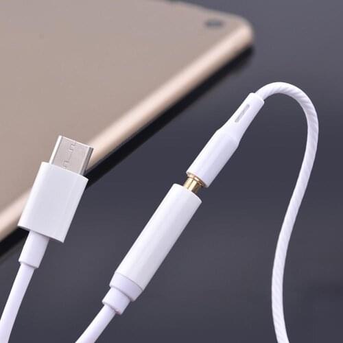 Type-C To 3.5mm Earphone Cable Adapter Usb 3.1 Type C USB-C Male To 3.5 AUX Audio Female Jack For Xiaomi Mi 8 9