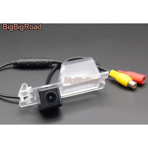 BigBigRoad Vehicle Wireless Rear View Reversing CCD Camera HD Color Image For FIAT Ritmo Bravo Brava 2007-2013 2014 2015 2016
