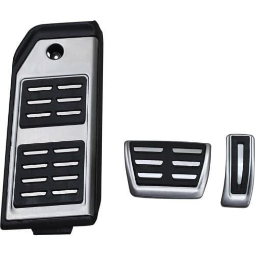 LHD Footrest Brake Gas Pedal Pad Cover For Audi Q7 Q8 Porsche Cayenne VW Touareg