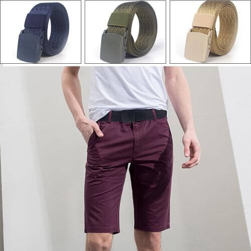 Mens Breathable Tactical Waistband Plastic Buckle Military Web Belt Durable Casual Fashion Hot Outdoor Sports
