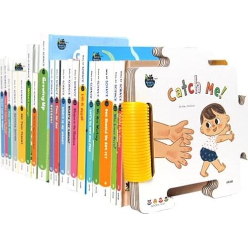 3-6 year 20 book/set Baby All Science English Picture Book Childrens interesting creative puzzle picture books Paperboard book