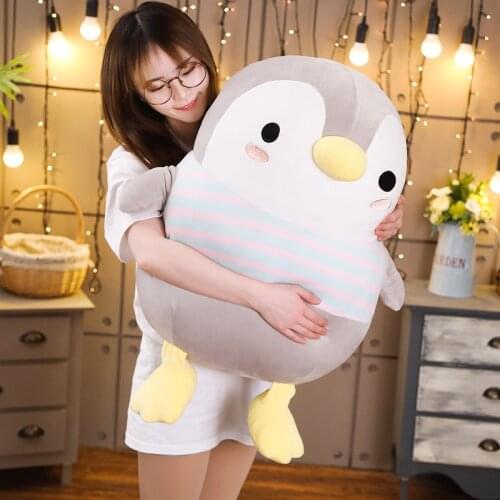 1pc 50/70CM Fat Lovely Penguin Plush Toys Cartoon Stuffed Soft Animal Dolls Lovely Penguin Pillow for Children Birthday Gifts