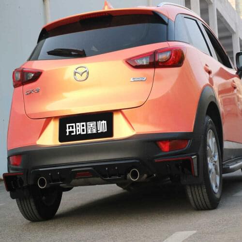 Suitable for Is It Suitable for Mazda Cx-3 Refitting Shovel，Black Bumper，Lip Light Installation，Front and Rear Small Surround