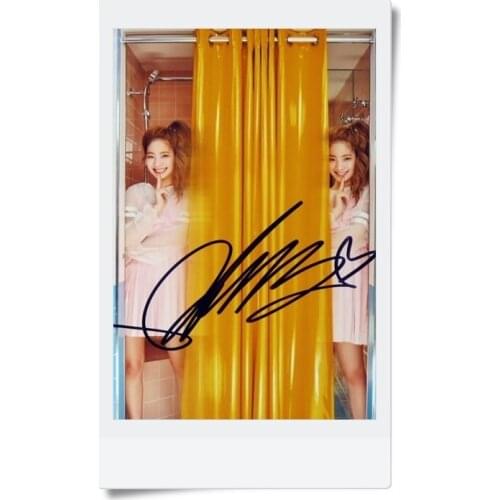 Signed TWICE Kim DaHyun autographed photo Signal 4*6 freeshipping 052017