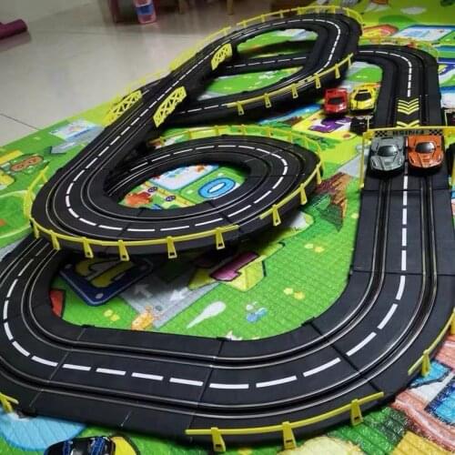 Rc Track Racing Toy Double Big Track 8-10 Years Old Boy Electric Remote Control Car Track Puzzle Interactive Childrens Toy Gift