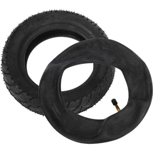 80/65-6 Electric Scooter Tire Inner Tube Replacement Scooter Anti-Slip Inflatable Rubber Tire Outer & Inner Wheel Tyre