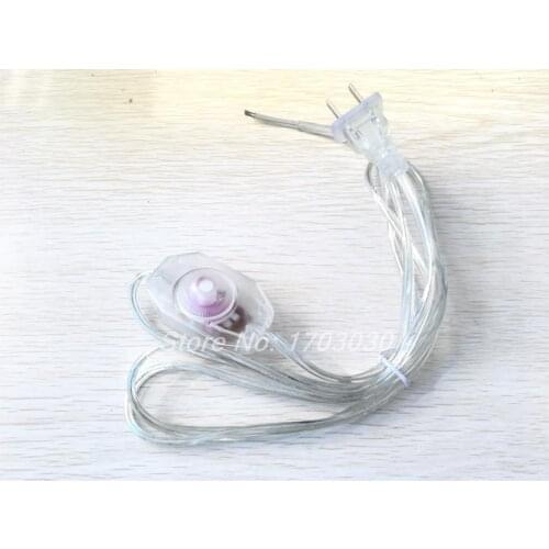 1.8M Length Lamp Power Cord Swivel Dimmer Switch AC 250V/110V US Plug