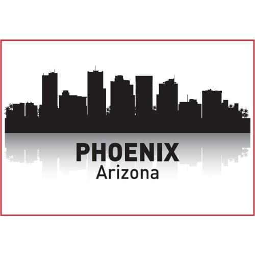 Arizona Phoenix Skyline Souvenir Fridge Magnets 20271