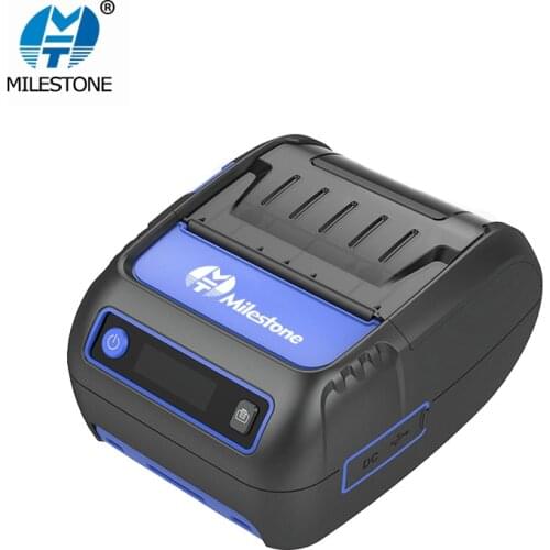 Milestone Label Receipt Thermal Printer 58mm Mobile Printer Portabel Mini Bluetooth Label Maker Android IOS