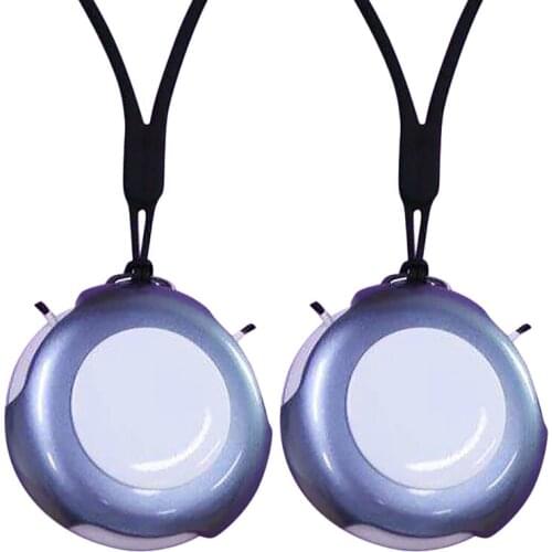 2 Pcs Personal Wearable Mini Portable Neck Hanging Air Purifier Negative Ion Generator