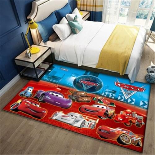 80x160cm Mcqueen Children Play Mat 3d Printing Rectangular Area Carpet Modern Home Decoration Living Room Carpet Floor Mat