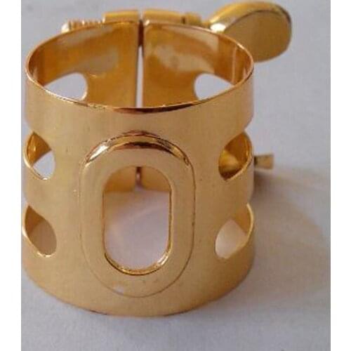 Alto saxophone mouthpiece ligature real gold plated perfect resonance new