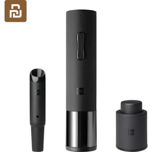 2020 Huohou Automatic Red Wine Bottle Opener Cap Stopper Fast Decanter Electric Corkscrew Foil Cutter Cork Out Tool