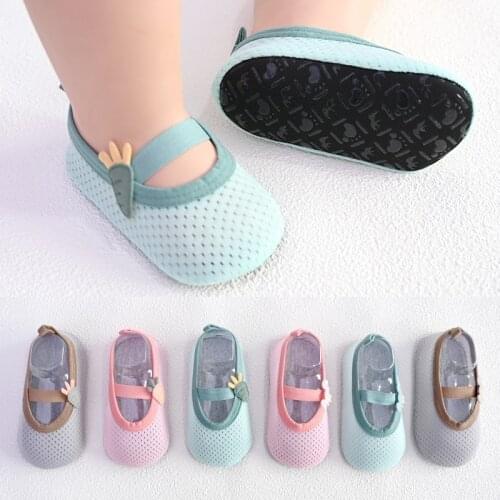 Spring and Summer Baby Socks Newborn Toddler Socks Cartoon Non-slip Socks Baby FLoor Footwear