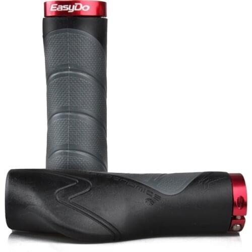 Etook 1 Pair MTB Handlebar Grips Ergonomic Design Antiskid Bicycle Grips Accessories