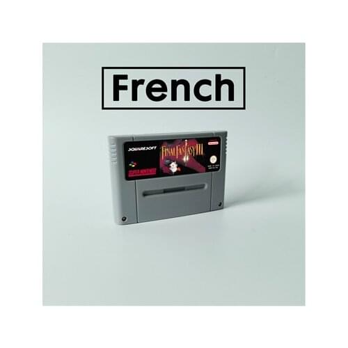 Final Game Fantasy III 3 - French Language - RPG Game Card EUR Version English Language