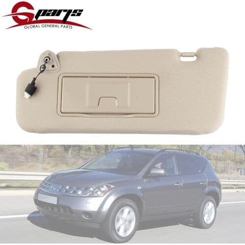 G-Parts Car Driver Side Left Sun Visor with Lamp and Mirror Fit For Nissan Murano 2006-2008 96401-3TA2A