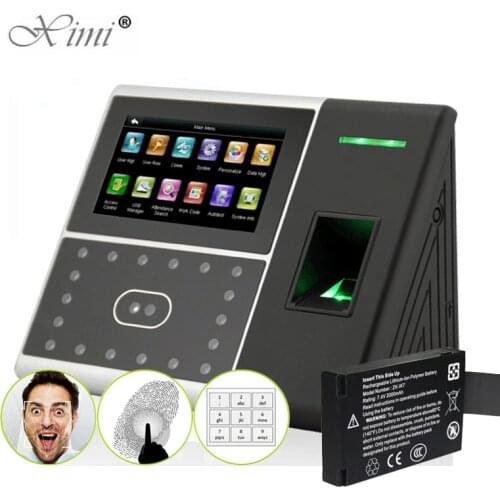 Iface302 Face+Fingerprint+Password Time Attendance And Access Control System TCP/IP Biometric Facial Time Recorder TimeClock