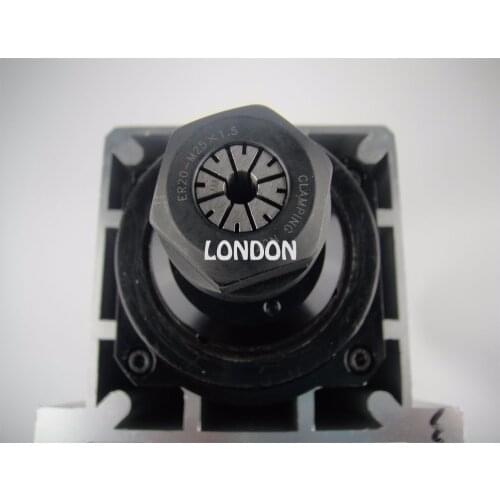 AC220V 3KW square ER20 air CNC milling spindle